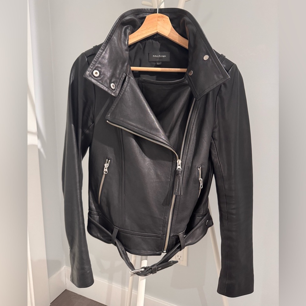 Mackage Lambskin Leather Jacket